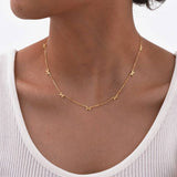 18K STAINLESS STEEL Bow Necklace