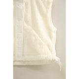 Cozy Mock Neck Sherpa Vest Jacket