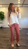Chelsea Pants (Cabernet)