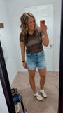Cheetah Short Sleeve (Brown)