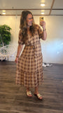 Plaid Maxi Dress