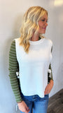 Side Tie Vest (White)