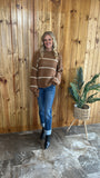 Samantha Striped Sweater (Camel)