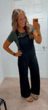 Ribbed Jumpsuit (Black)