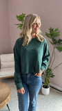 Sutton Ribbed Long Sleeve (Green)