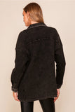 Waffle Button up (Black)