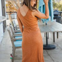 Knit Spring Belted Dress