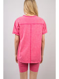 Acid Wash Set (Pink)