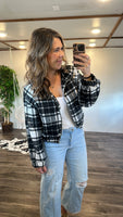 Plaid Zip Up Jacket