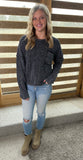 Mineral Wash Sweater (Black)