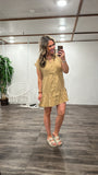 Tencel Tiered Dress (Khaki)