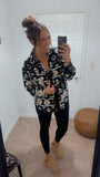 Aztec Fleece Button Up