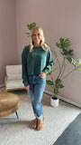 Sutton Ribbed Long Sleeve (Green)