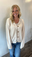 Button Cardigan (Ivory)