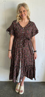 Floral Belted Dress