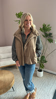 Layering Up Vest (Brown) (Small-3X)