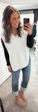 Square Neck Layering Top (Black)
