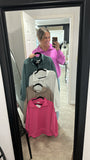 Scub Half Zip (Fuchsia)
