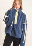 Moving On Fleece Pullover (Blue)