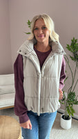 Layering Up Vest (Light Grey) (Small-3X)