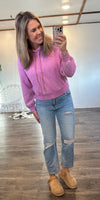Hooded Acid Wash (Mauve)