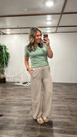 From work to play pants (Taupe)