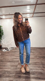 Gabbie Striped Button Up