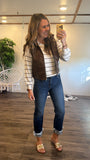 Happy Day Striped Top (Ivory)
