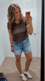 Cheetah Short Sleeve (Brown)