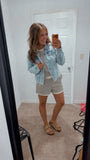 Striped Knit Lounge Set (Khaki)