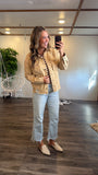 Distressed Khaki Jacket