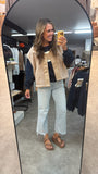 Contrast Navy Sweater
