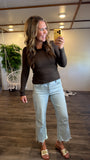 Ribbed Layering Long Sleeve (Espresso)