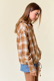 Flannel Plaid Pullover Hoodie (2 colors)