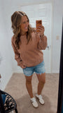 Harley Acid Wash Crew (Camel)