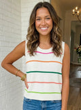 Striped Spring Tank