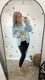 Distressed Oversized Denim Jacket