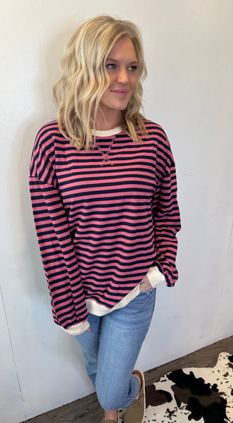 Striped On The Go (Pink/Orange)