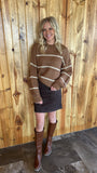 Suede Skirt (Brown)