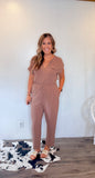 Mocha Jumpsuit