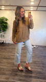 Brushed Pocket Sweater (Camel)