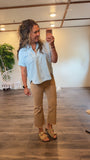 Chambray Denim Button Up