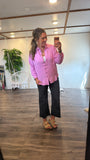Gauze Button Up (Mauve)
