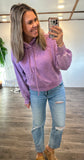 Hooded Acid Wash (Violet)