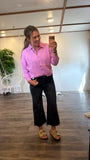 Gauze Button Up (Mauve)