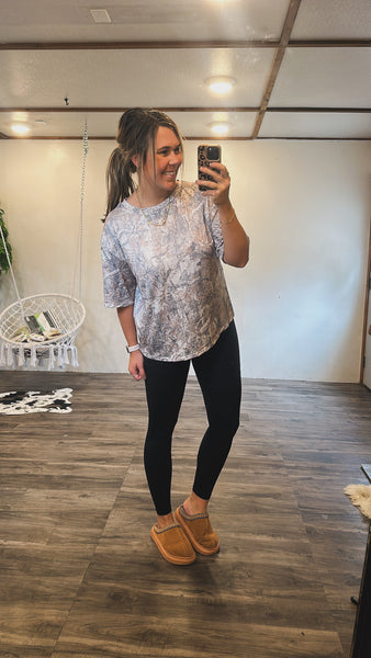 Camo girl tee