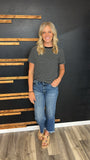 Black Striped Top