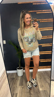 Free Bird Taupe Crew