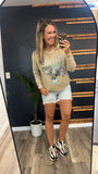 Free Bird Taupe Crew