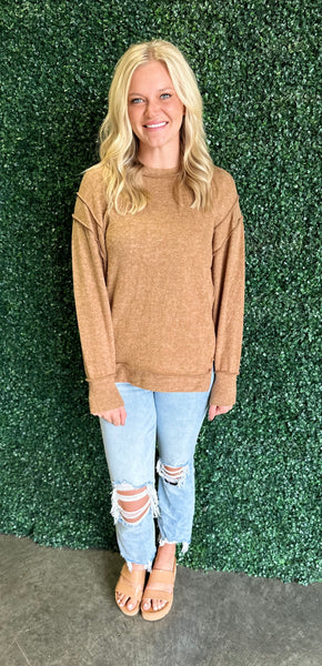 Soft Haven Sweater (Camel)